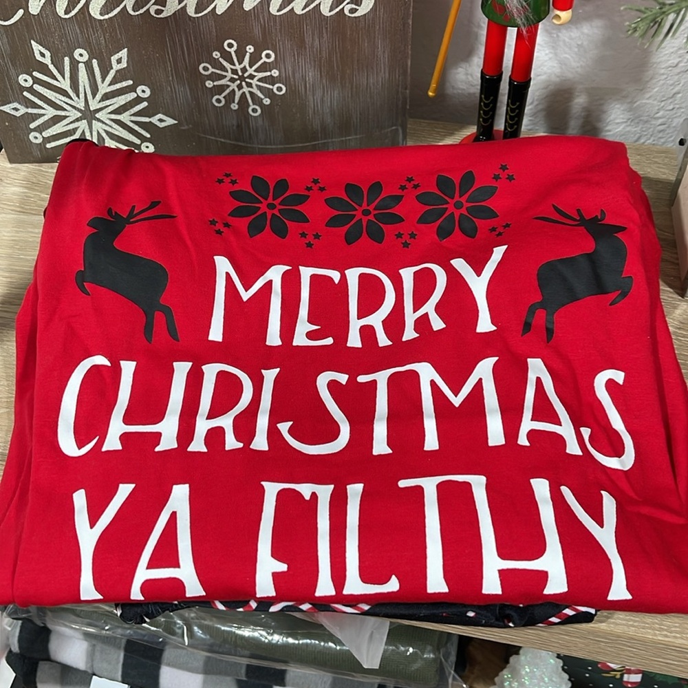 Merry Christmas mans pajama set